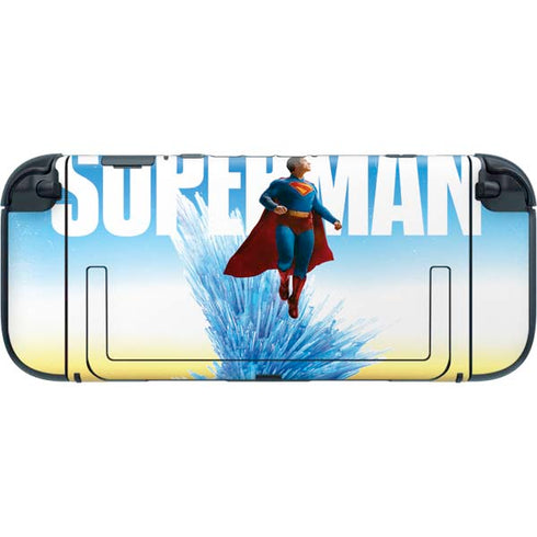 Superman 2025 Fortress of Solitude Classic Rise Nintendo Switch 2 (2025) with Joy-Con Skin